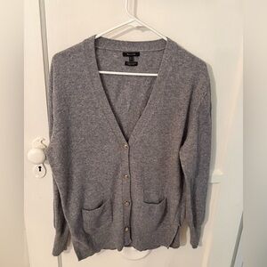 Gray Wool Cashmere Women's Sweater